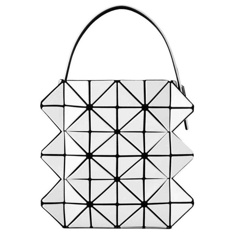 ISSEY MIYAKE Polyvinyl Chloride Resin Handbag Mini Women's White