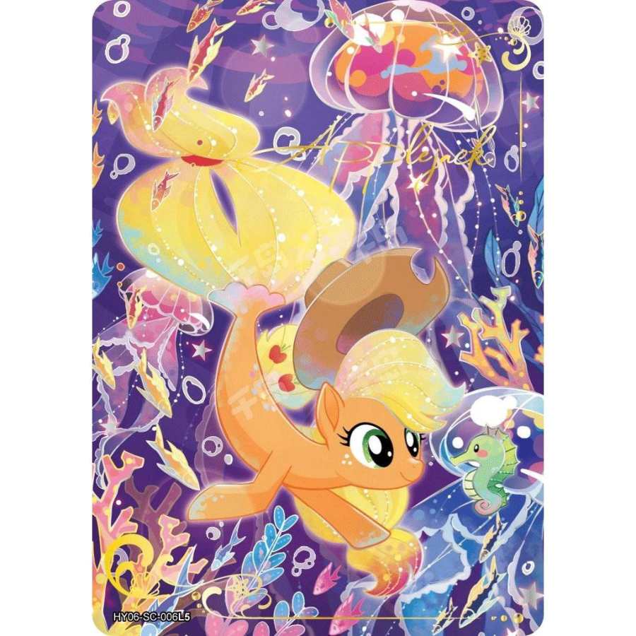 KAYOU Applejack My Little Pony, Moonlight 6SC Single Card Sixth Shot IP / Anime Cards 1 Pack