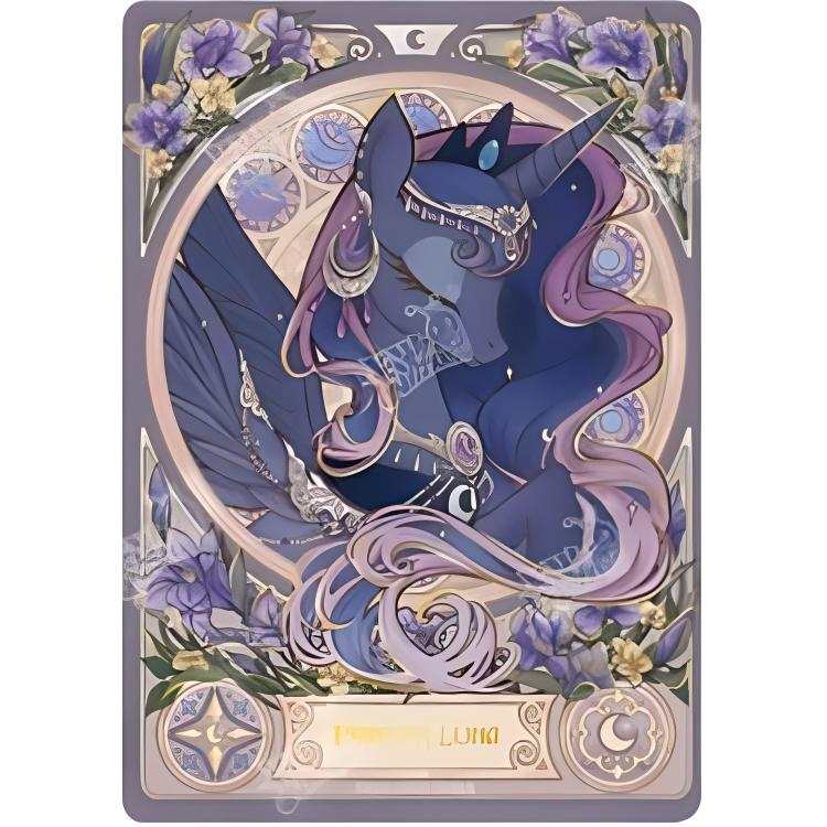 KAYOU Princess Luna My Little Pony, Card, Starry Bag, Volume 1 IP / Anime Cards 1 Pc