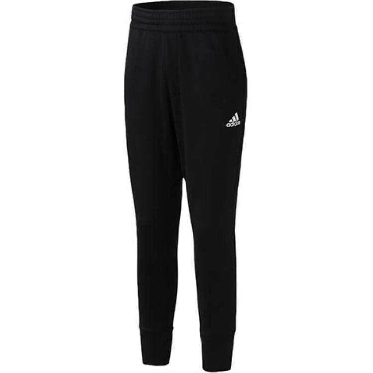 Adidas Adidas Fashion Minimalist Style Versatile Fleece Lined Thermal Knitted Sweatpants Men's Black