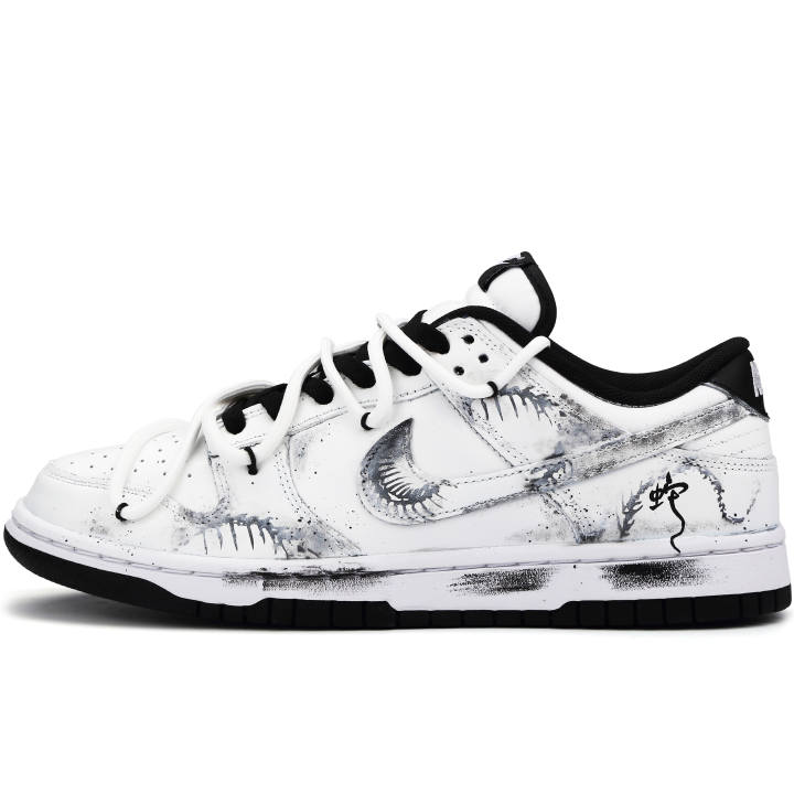 Nike Nike Dunk Slip Resistant Abrasion Resistant Low top Skateboard Shoes Unisex White