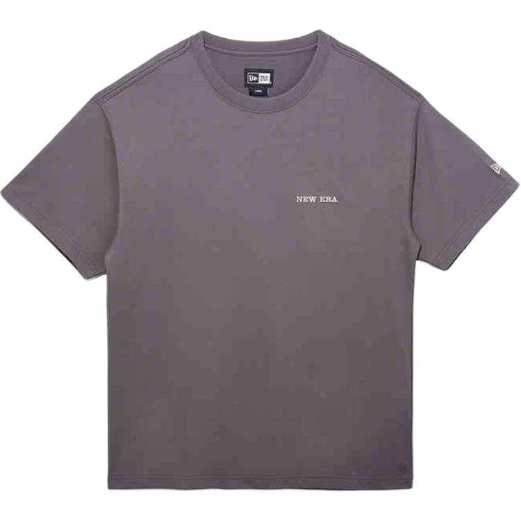 New Era T Shirts Unisex Carbon Gray Crew Neck