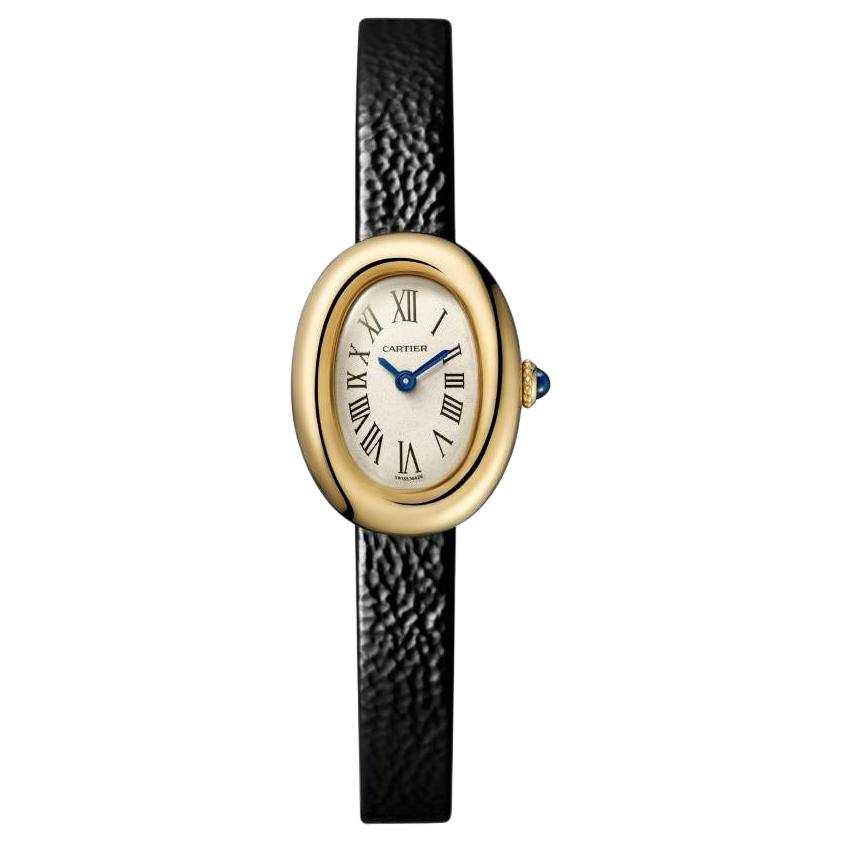 CARTIER Bathtub Collection Quartz Movement 30m Waterproof Women's Watch 24.6*18.7mm Silver Dial