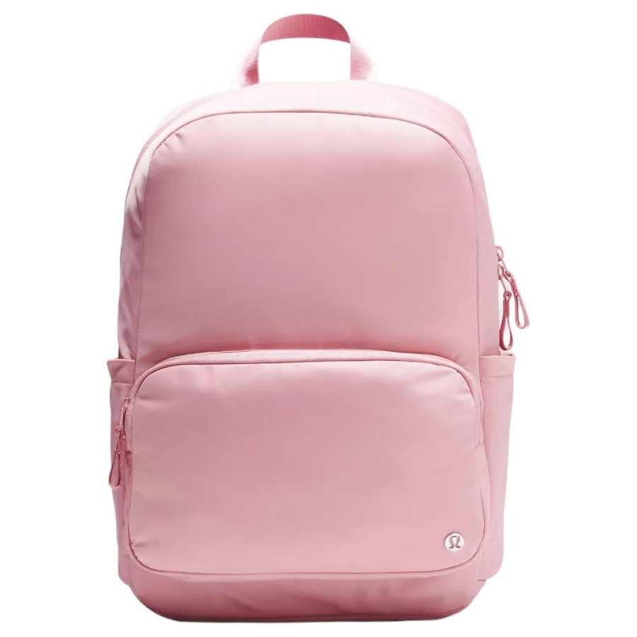 Lululemon Lululemon Everywhere Nylon Backpack Regular Unisex Trendy Pink