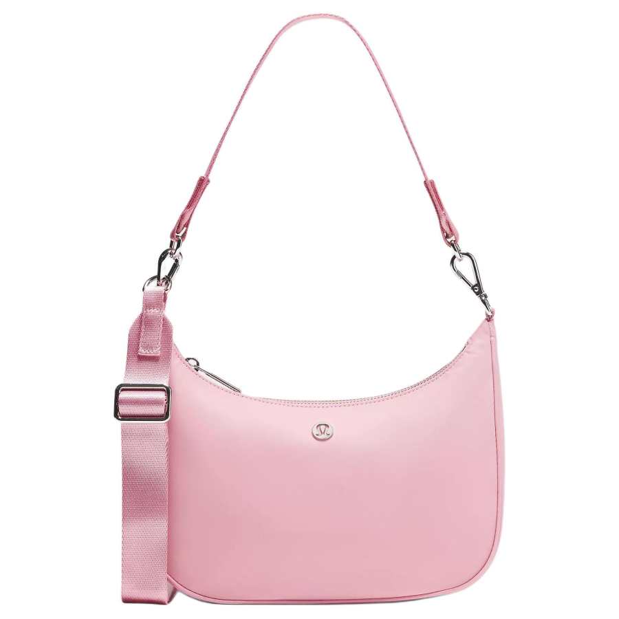 Lululemon Recycled Nylon Shoulder Bag, Crossbody Bag Mini Women's Pink