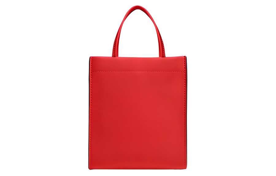 COACH Cashin Genuine Leather Shoulder Bag, Crossbody Bag, Handbag Mini Women's Red