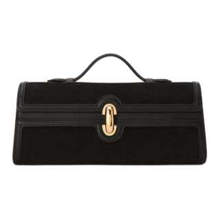 SAVETTE Calfskin Handbag Women's Black