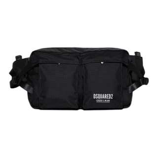 DSQUARED 2 Brand Logo Nylon Fanny Pack Men's Black