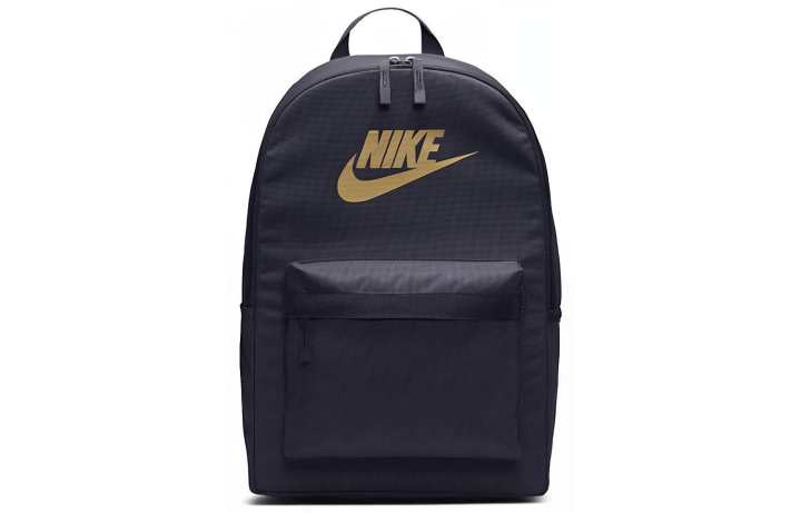 Nike Nike Heritage Polyester Backpack Unisex Obsidian & Gold