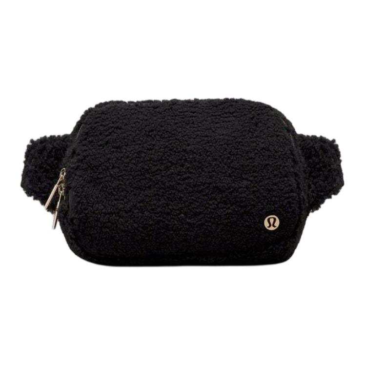 Lululemon Wool Sling Bag, Fanny Pack Large Women's Black & Gold