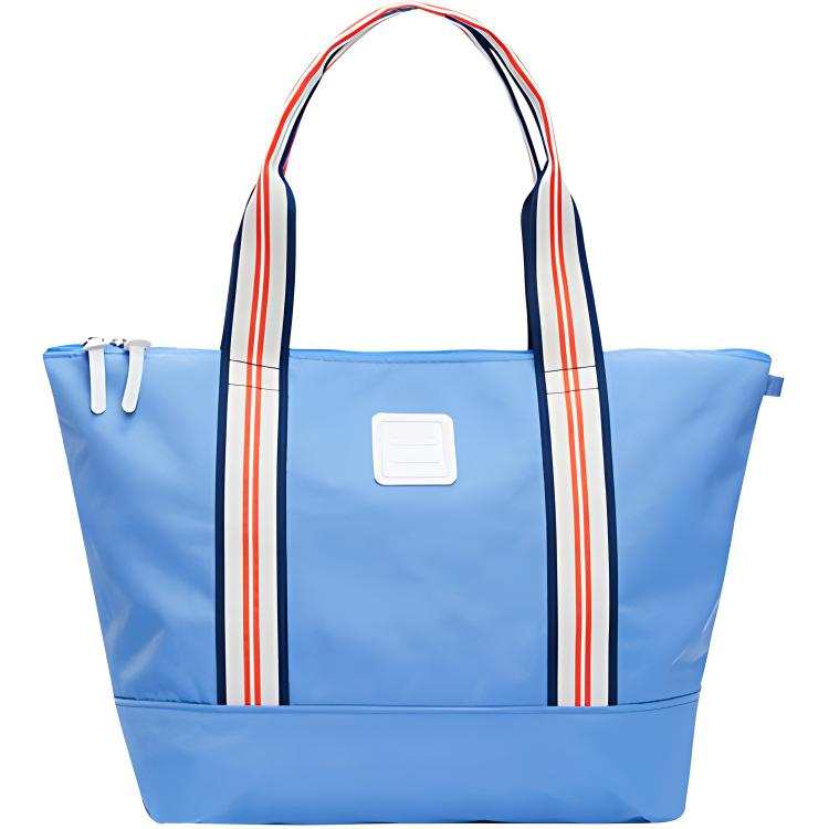 CILOCALA Nylon Tote Bag, Shopping Bag, Portable Storage Bag, Travel Bag Unisex Sky Blue/Yellow/Red/Navy Blue/Black