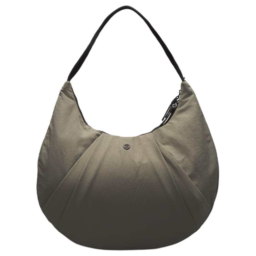 Lululemon Fabric Croissant Bag, Shoulder Bag, Crossbody Bag Regular Women's Green & Gray & Black