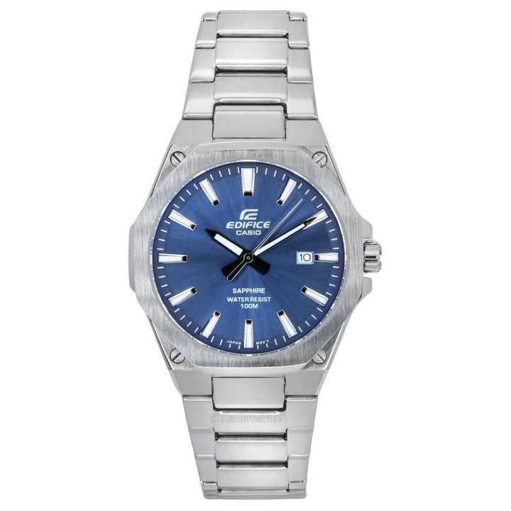 CASIO CASIO EDIFICE S108D Classic Extra Thin Metal Quartz Movement Stainless Steel Strap Watch