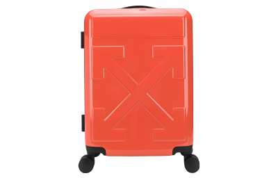 OFF-WHITE OFF WHITE Polycarbonate PC Suitcase Luggage 18 Inch Men's Orange Red