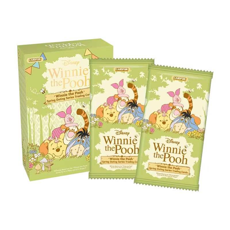 CARD.FUN Winnie The Pooh, Pudding Healing Companion Season Spring Episode IP / Anime Cards 16 Bags/Box