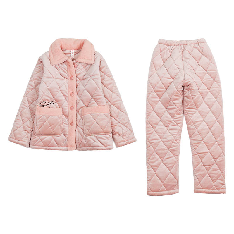 FENTENG Pajama Set Women's Cute Pink