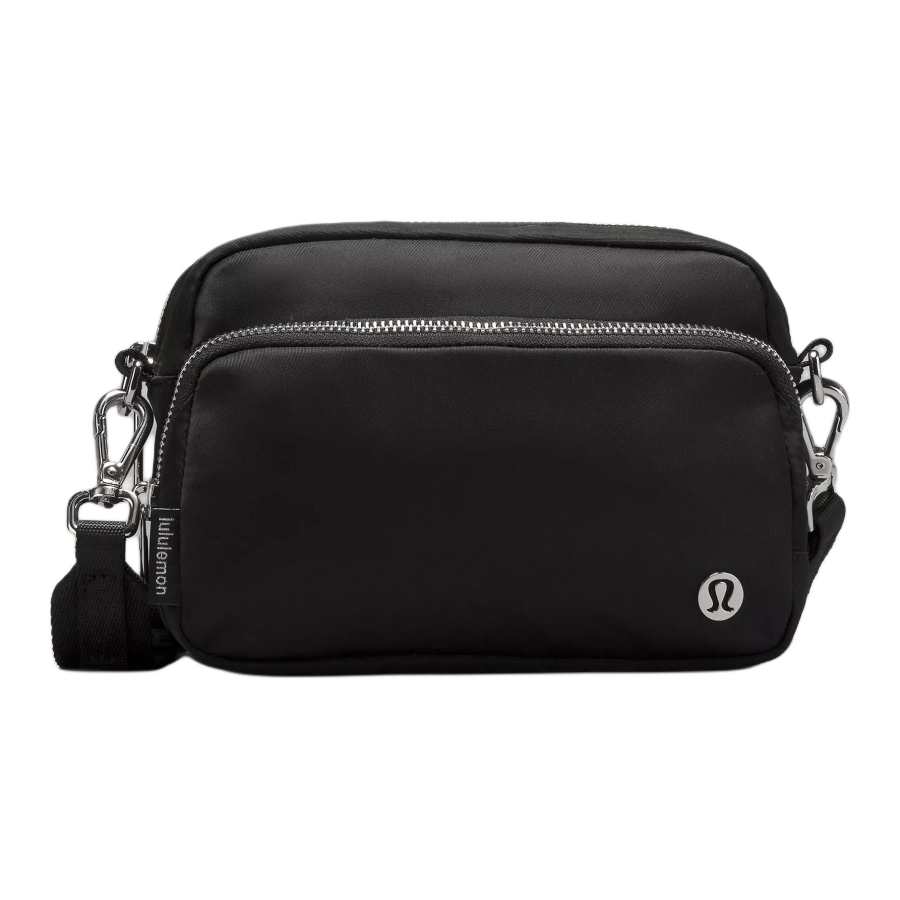 Lululemon Nylon Fabric Crossbody Bags Unisex Black