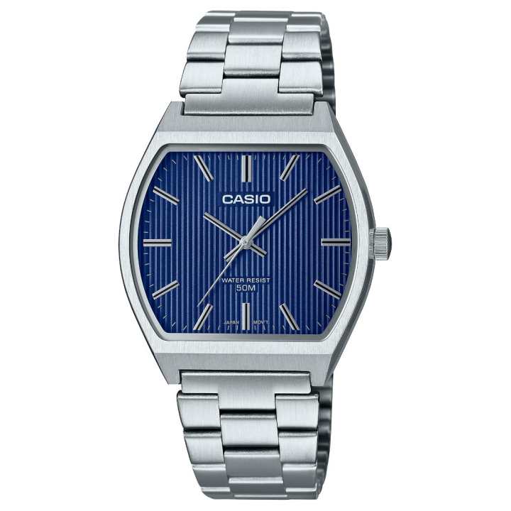 CASIO CASIO Quartz Movement Stainless Steel Strap Watch Women's Watch Blue Dial