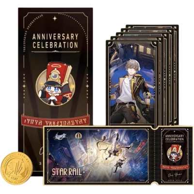 MIHOYO 1st Anniversary Commemoration Collectible Card Set Collectible Cards Whole Box