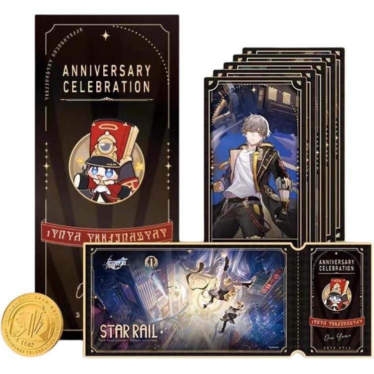 MIHOYO 1st Anniversary Commemoration Collectible Card Set Collectible Cards Whole Box