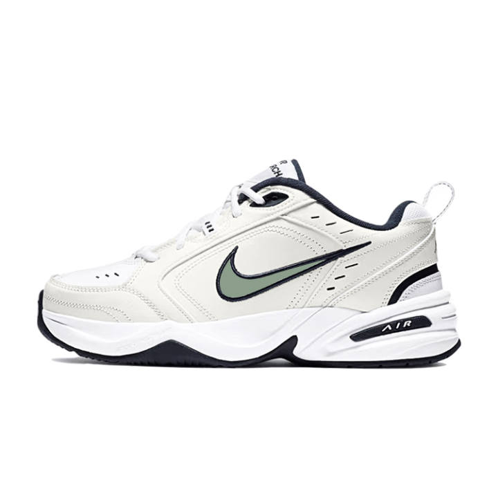 Nike Nike Air Monarch 4 Slip Resistant Abrasion Resistant Low top Chunky Sneakers Unisex Green Beige
