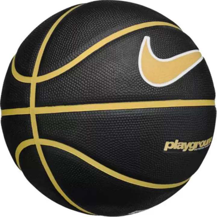 Nike Nike Artificial Leather Basketball Black Gold Size 7 Ball Training Unisex