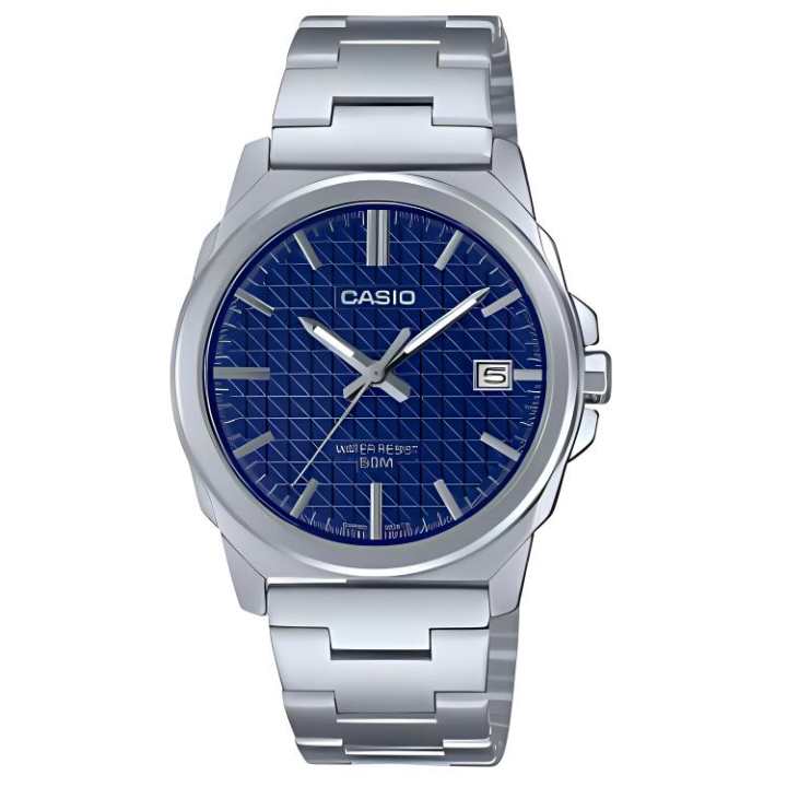 CASIO CASIO Quartz Movement Stainless Steel Strap Watch Men's Watches Blue Dial