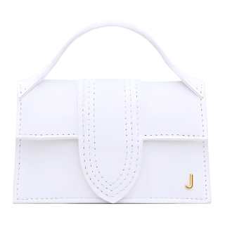 Jacquemus Leather Shoulder Bag, Handbag Women's White