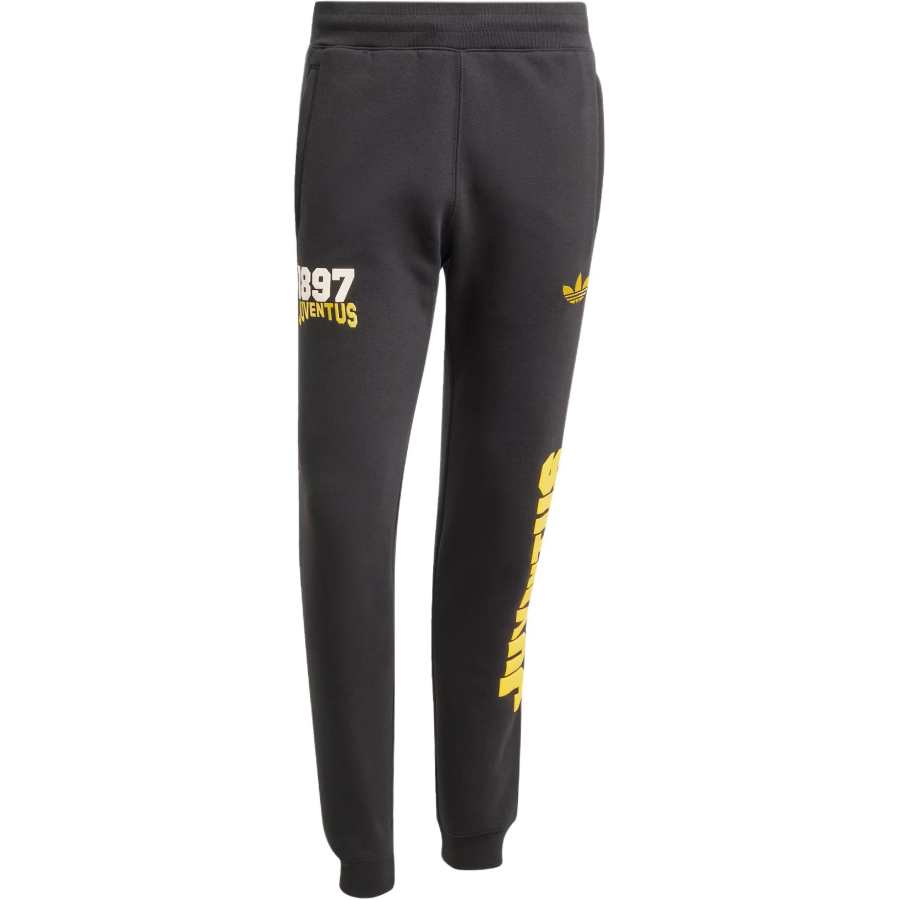 Adidas Originals JuventusVRCT Knitted Sweatpants Men's Black/Bright Gold