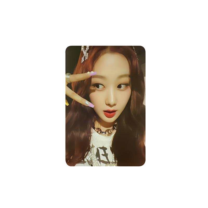 SM ENTERTAINMENT Aespa Women's Group Spicy Quick Flash Handheld Mirror Card Photocards One Click Full Set Purchase