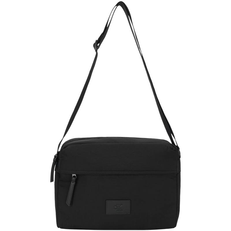 CALVIN KLEIN SS25 Fabric Crossbody Bags Men's Space Black