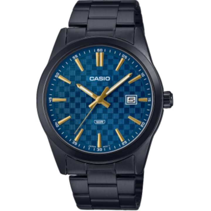 CASIO CASIO Quartz Movement Stainless Steel Strap Watch Unisex Blue Dial