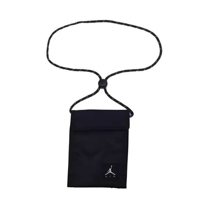 Jordan Jordan Polyester Card Holder, Wallet, Crossbody Bag Mini Unisex Black