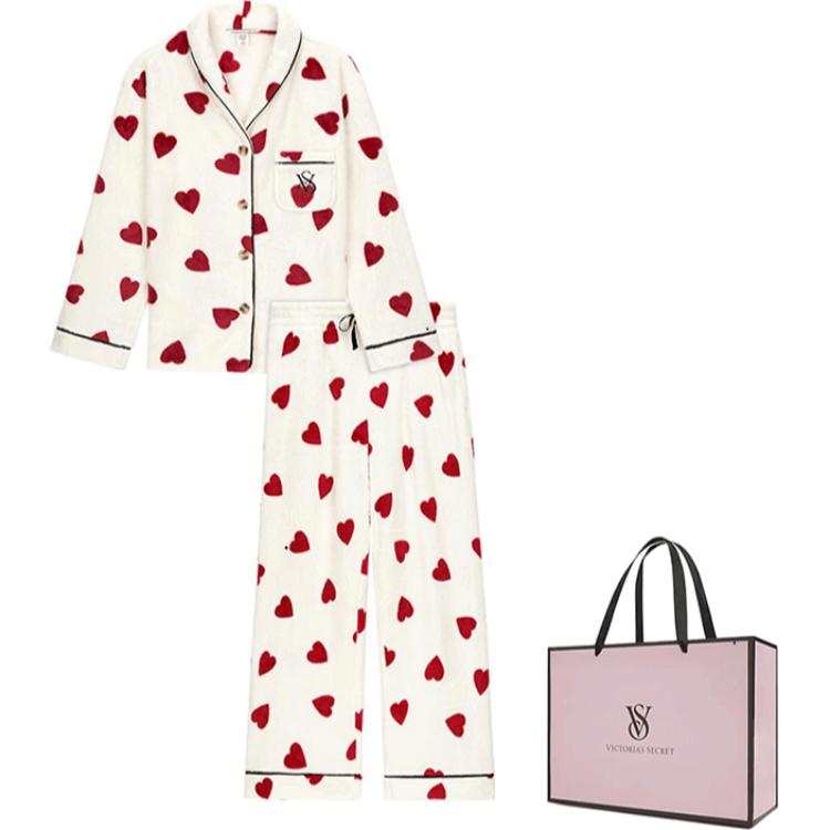 Victoria's Secret Pajama Set Plumping Soft And Fitting Warmth Instantly Women's Clothing