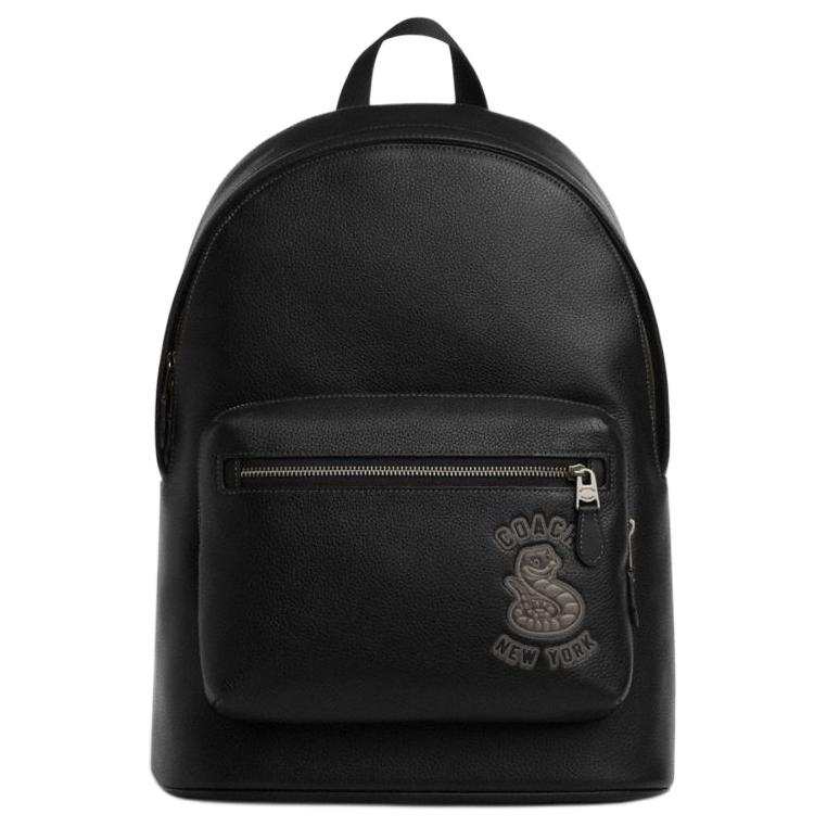 COACH COACH West Cow Leather Backpack Large Men's Black