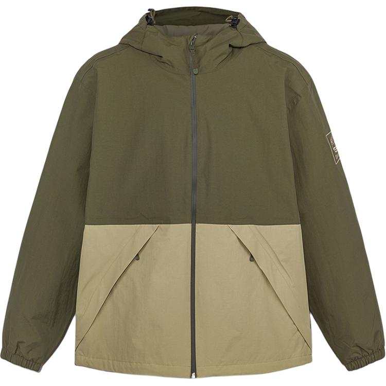Timberland Waterproof, Windproof, And Breathable Windbreaker Jacket Men's Army Green/Liquorice Yellow