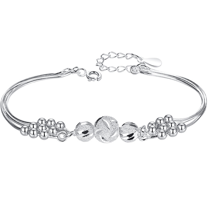 YINCHIE 990 Silver Material Bracelets Women's