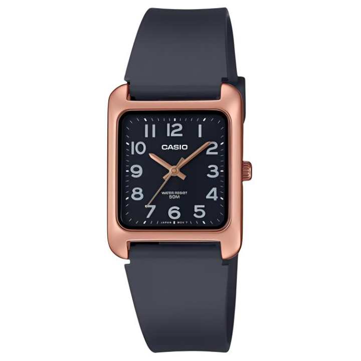 CASIO CASIO Quartz Movement Resin Strap Watch Women's Watch Black Dial
