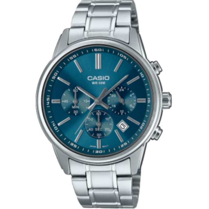 CASIO CASIO 50 Meters Waterproof Quartz Movement Watch Unisex Blue Dial