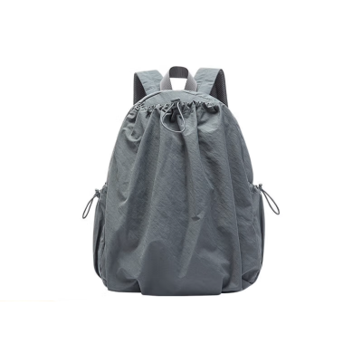 ANTA SUPERSTORE CHAOJIANTA Washed Fabric Backpack Medium Unisex Volcanic Ash