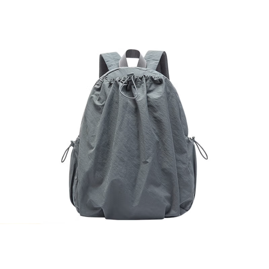 ANTA SUPERSTORE CHAOJIANTA Washed Fabric Backpack Medium Unisex Volcanic Ash