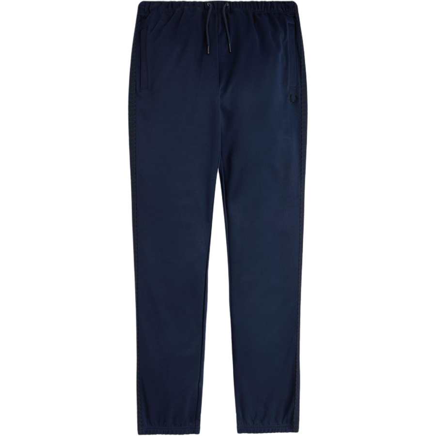 FRED PERRY Knitted Sweatpants Men's Dark Carbon