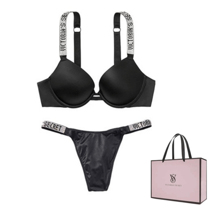 Victoria's Secret Underwear Set Women's Black