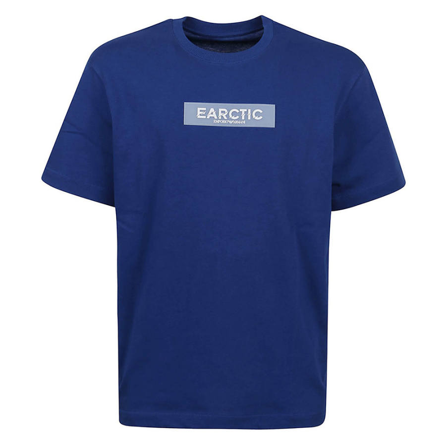 EMPORIO ARMANI Sustainable Collection T Shirt Men's Blue