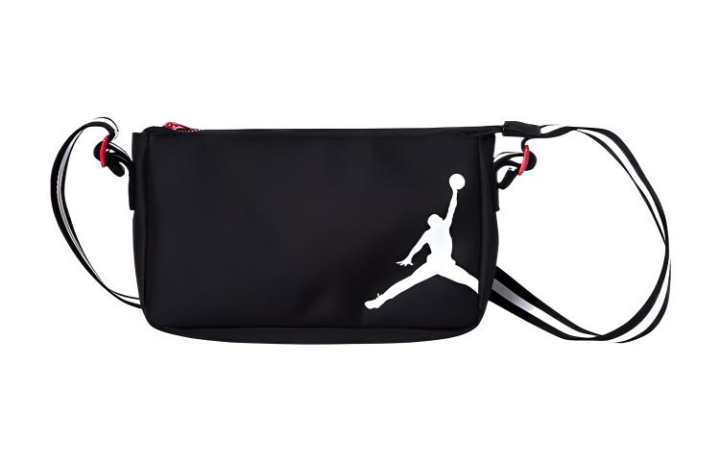 Jordan Jordan Polyester Shoulder Bag, Crossbody Bag Regular Unisex Jet Black
