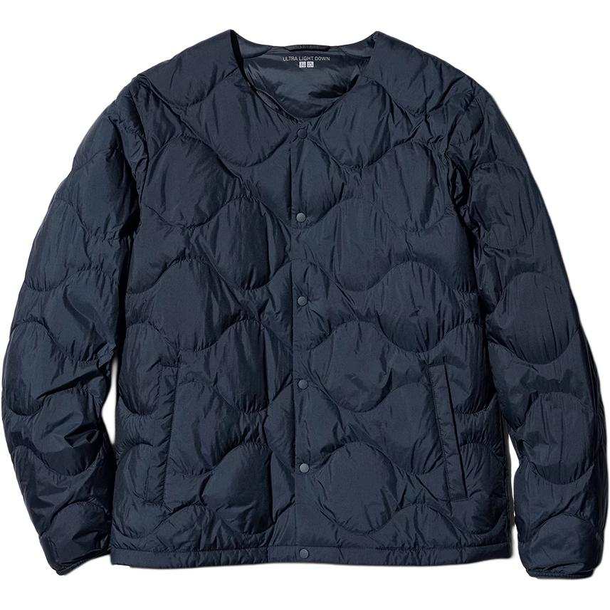 UNIQLO Down Jacket Men's Marine Blue