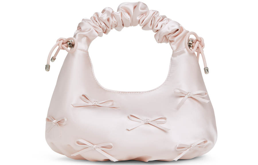 CHARLES&KEITH Fabric Handbag Medium Women's Baby Pink Light Pink