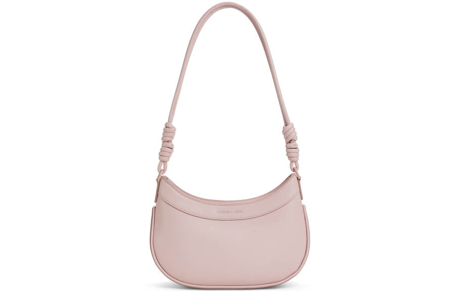 CHARLES&KEITH Pu One Shoulder Bag, Crossbody Bag, Saddle Bag Small Women's