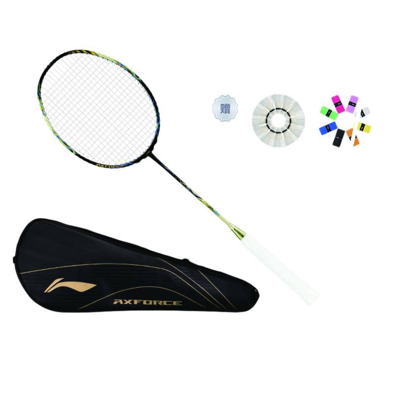 Li-Ning Li Ning Thunder 100 Full Carbon Badminton Rackets Offensive Type Heavy Head, Stiff Shaft Professional 675mm Unisex