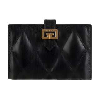 Givenchy Bag Collection Sheepskin Ticket Clip Wallet Women's Black